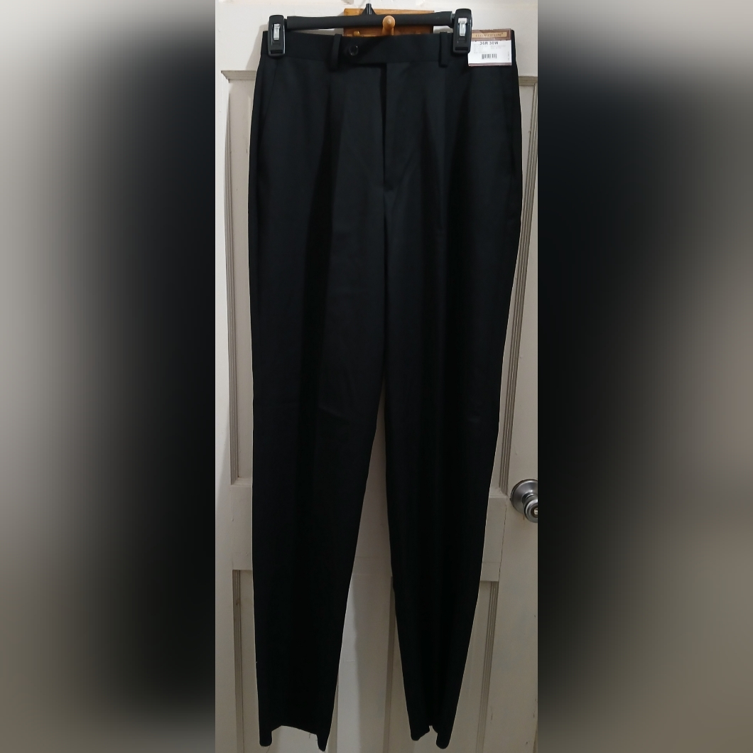 Ciani Cellini 100 Wool Trousers Black